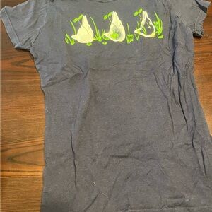 Her Universe Black T-Shirt with Green Totoro Graphic